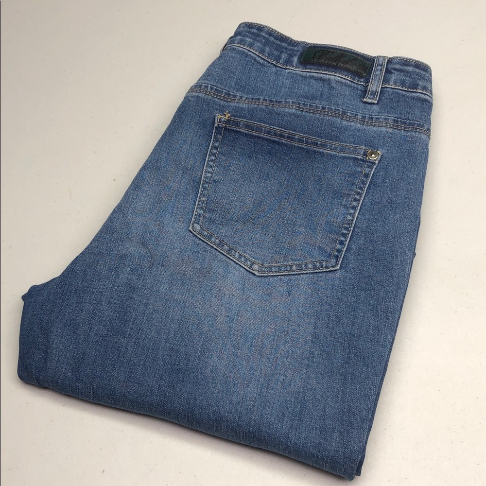 DAVID BITTON BOULEVARD MID-RISE STRAIGHT LEG STRETCH JEANS 12/31x30 ⭐️